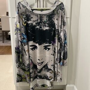 Postcard USA Tunic XXL